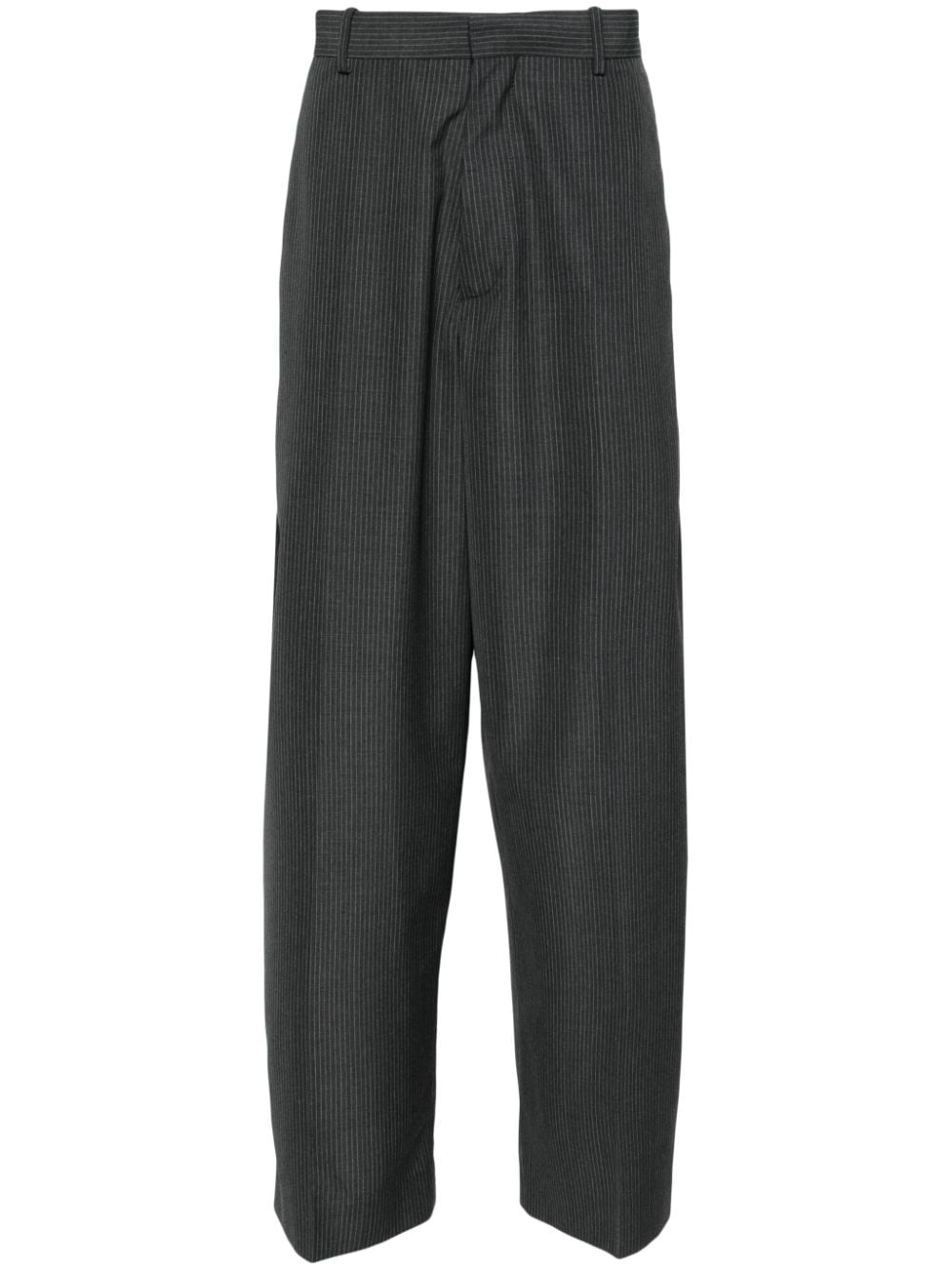 Acne Studios pinstriped wide-leg tailored trousers - Grey von Acne Studios
