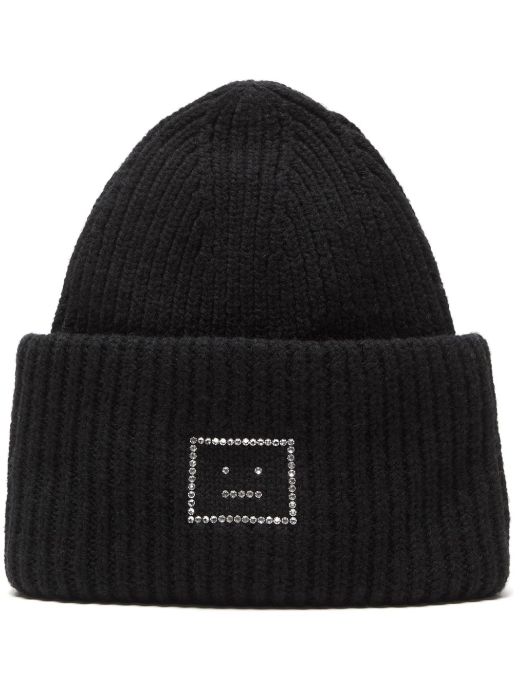 Acne Studios rhinestone embellished beanie - Black von Acne Studios