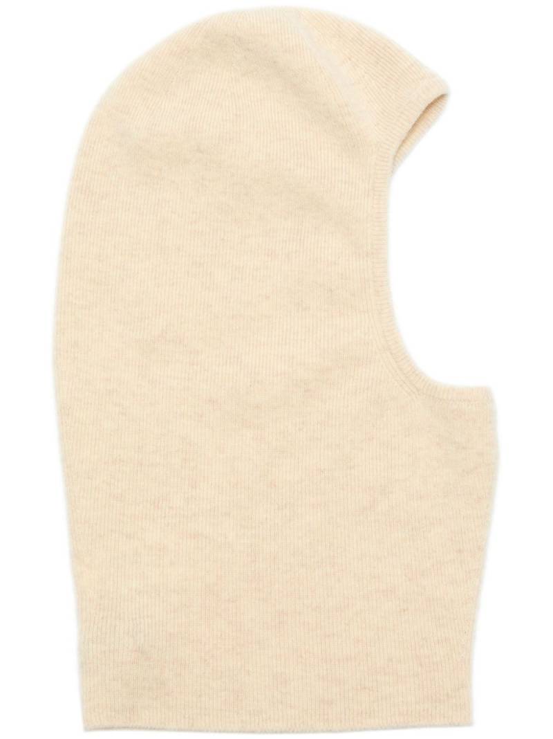 Acne Studios ribbed-knit balaclava - Neutrals von Acne Studios