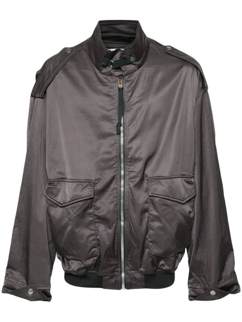 Acne Studios satin bomber jacket - Grey von Acne Studios