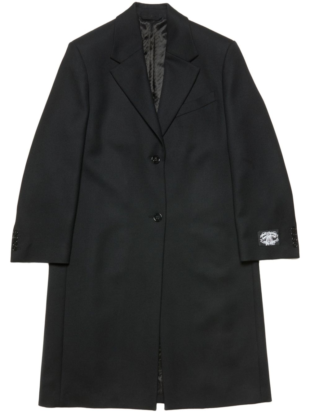 Acne Studios single-breasted wool coat - Black von Acne Studios