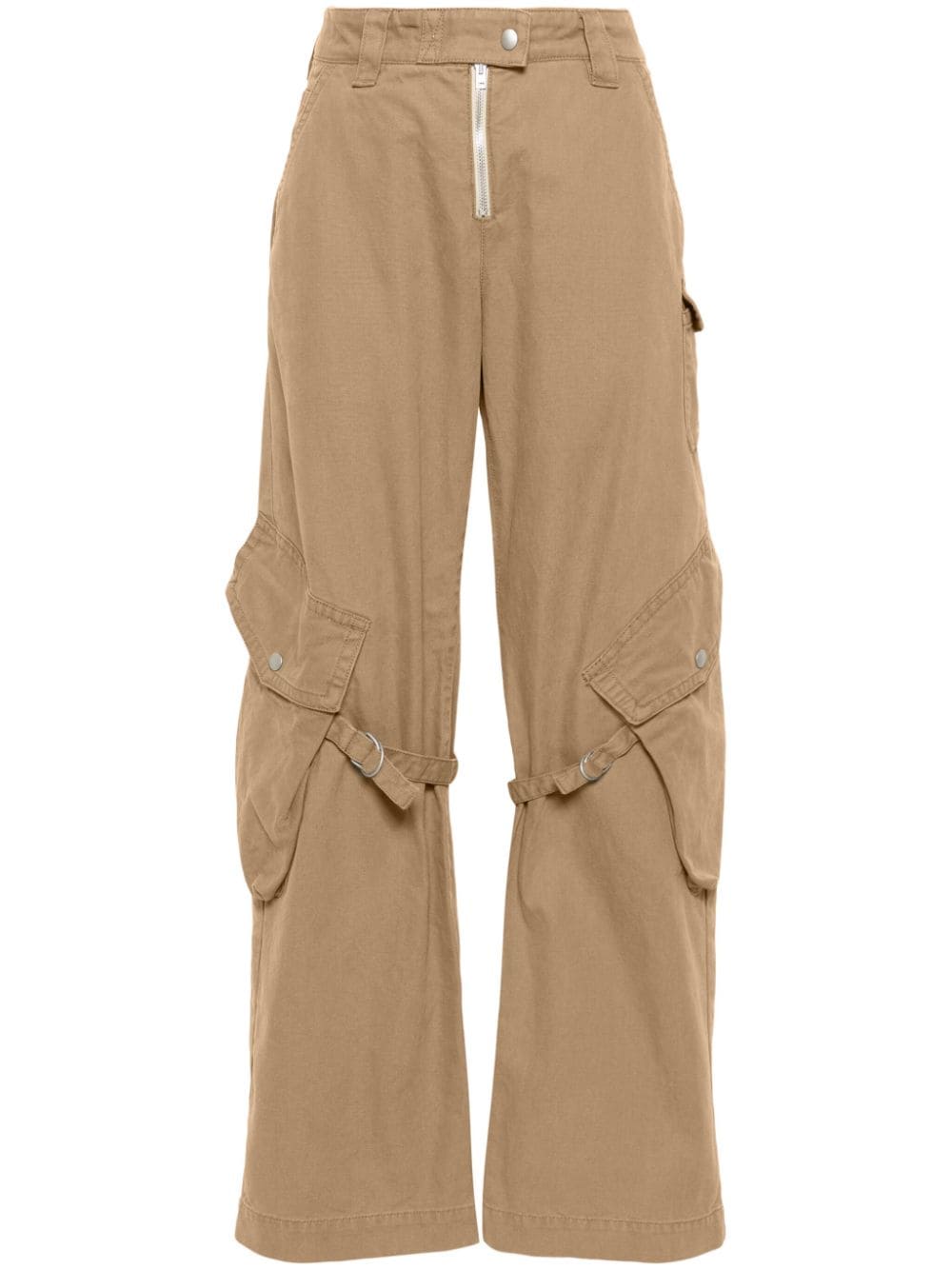 Acne Studios straight cotton cargo trousers - Brown von Acne Studios