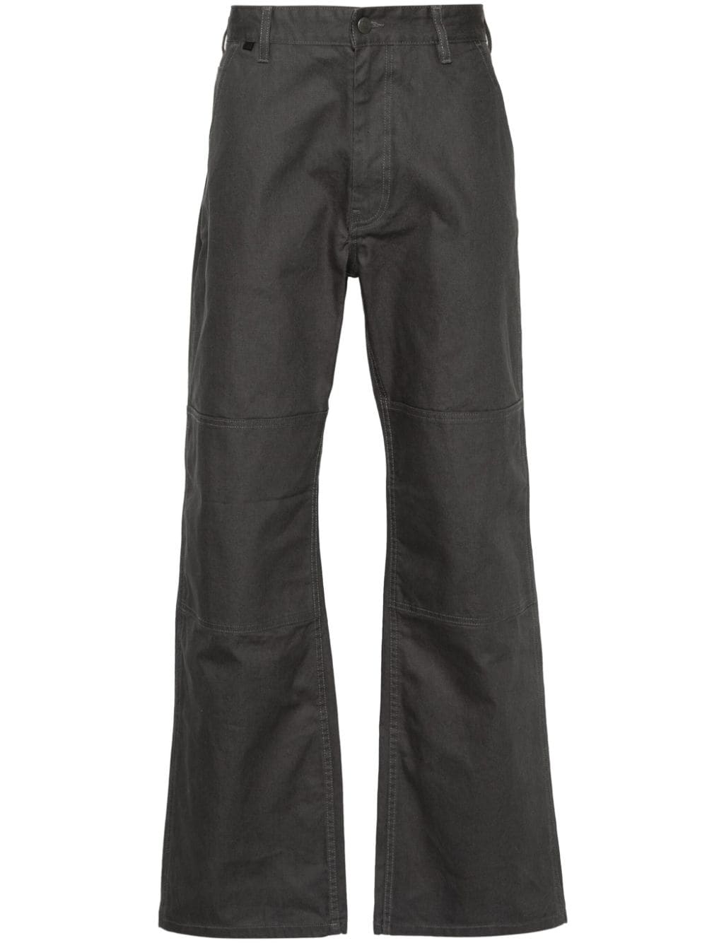 Acne Studios straight-leg canvas trousers - Grey von Acne Studios