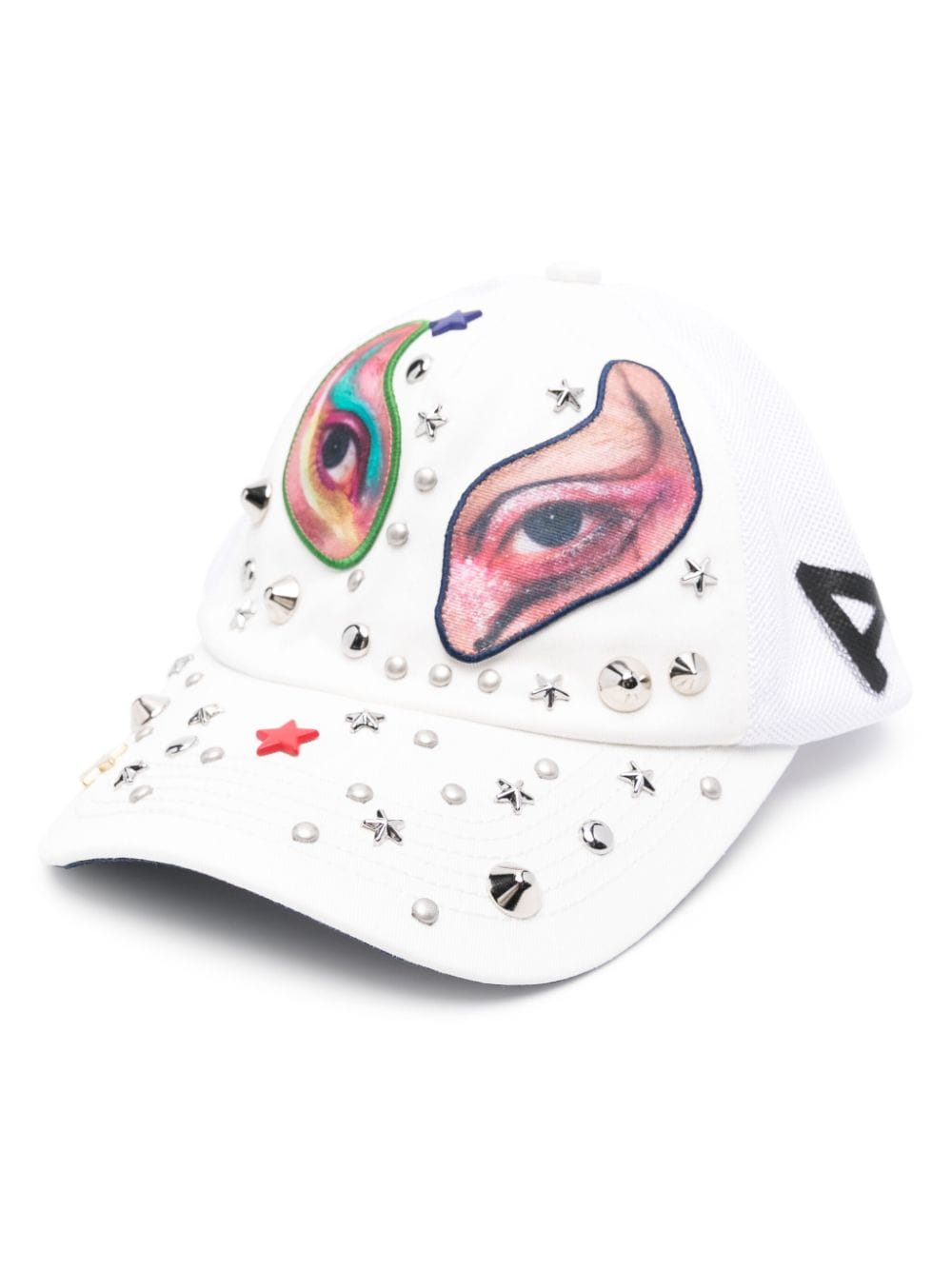 Acne Studios stud-embellished cap - White von Acne Studios