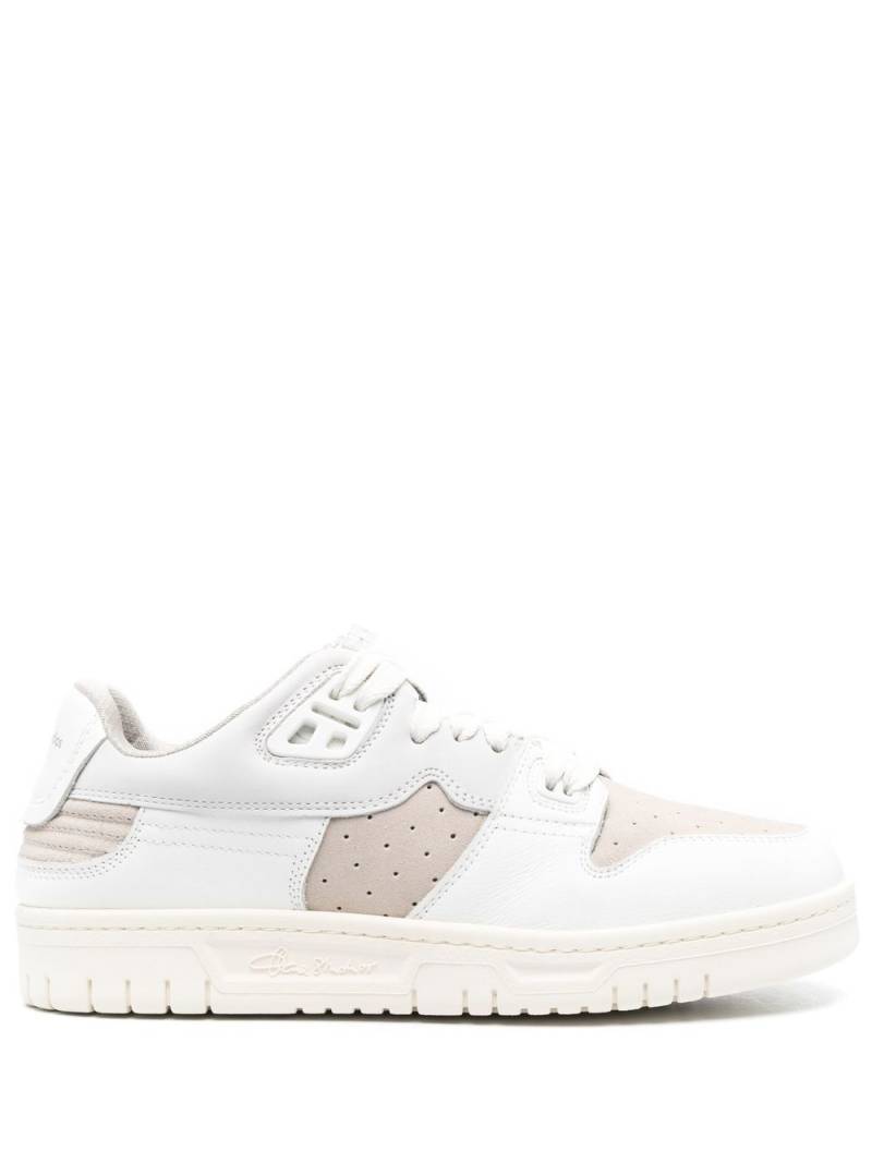 Acne Studios tonal panelled low top sneakers - White von Acne Studios