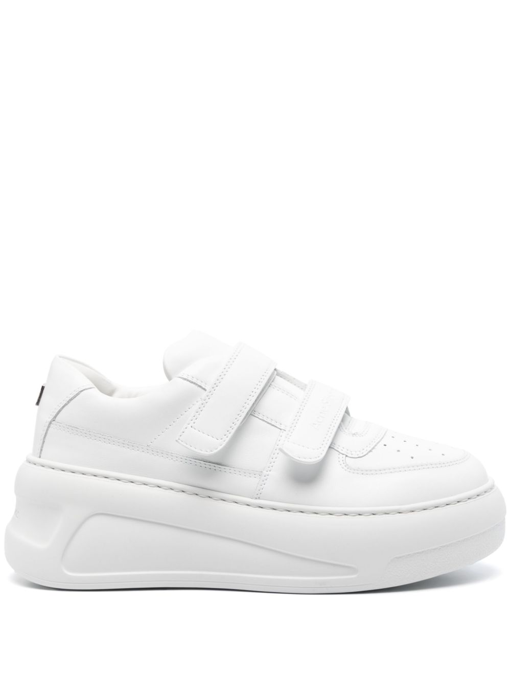 Acne Studios touch-strap platform sneakers - White von Acne Studios