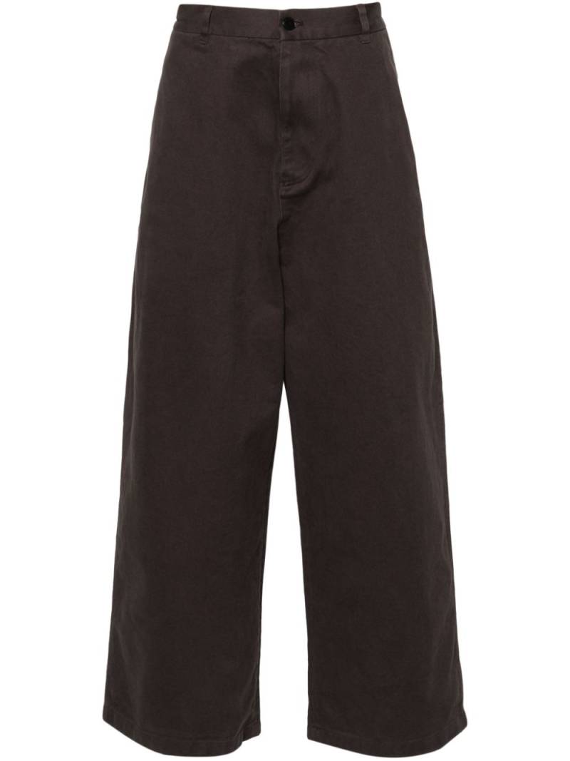 Acne Studios twill loose-fit trousers - Grey von Acne Studios