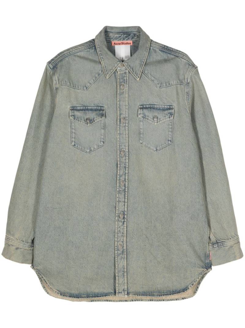 Acne Studios washed-denim shirt - Blue von Acne Studios