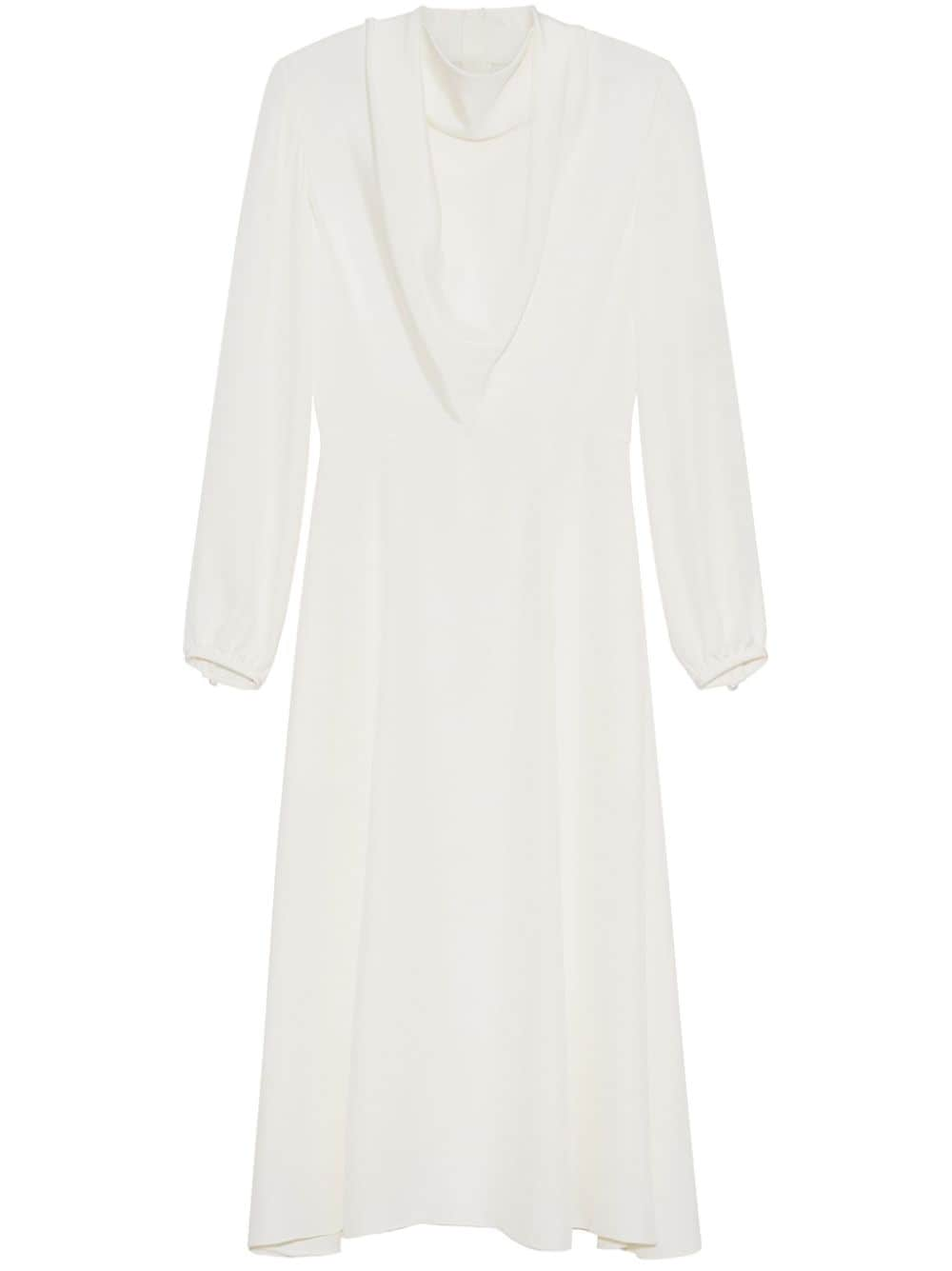 Adam Lippes Blythe silk crepe midi dress - White von Adam Lippes