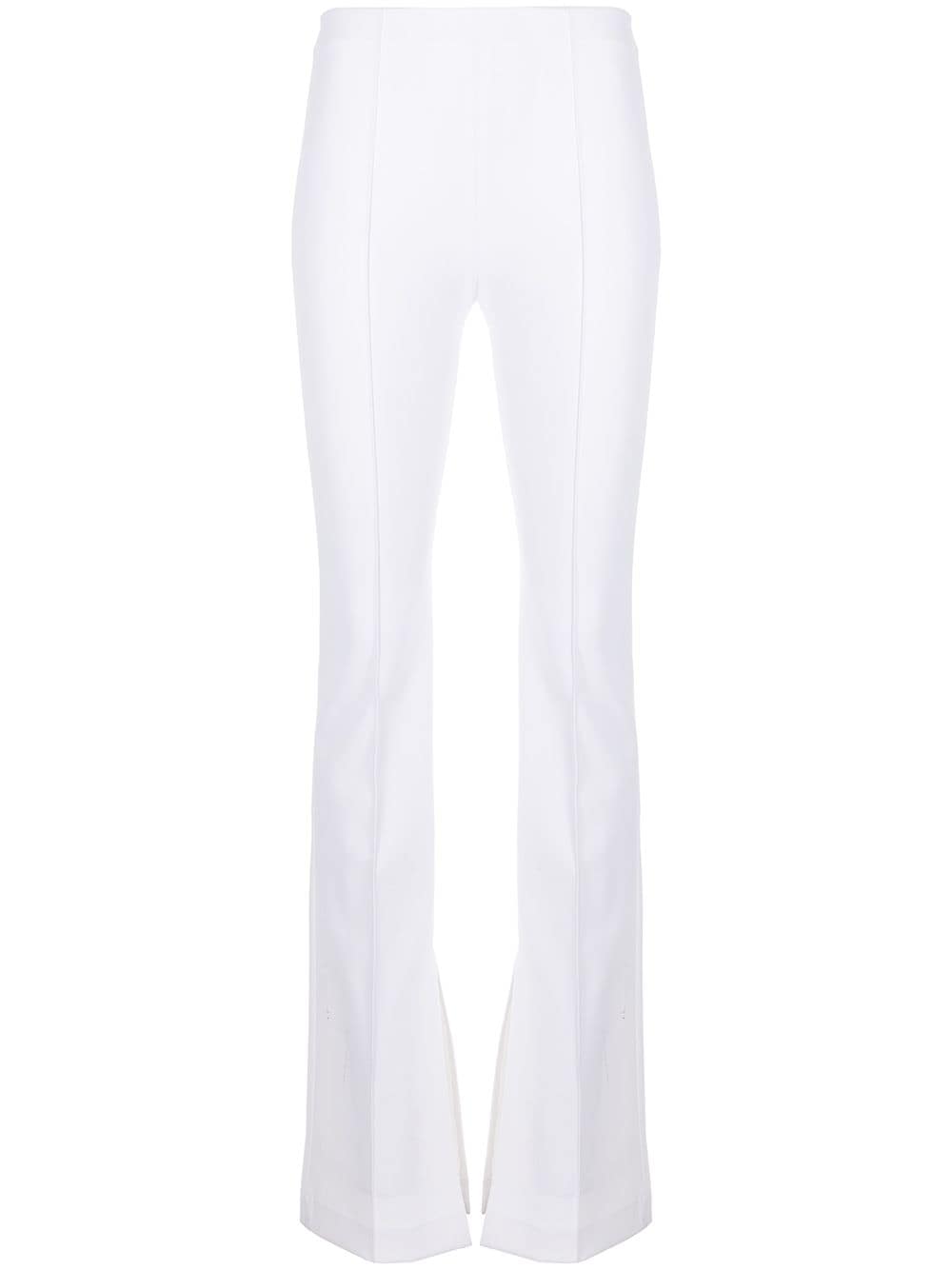 Adam Lippes Eva flared-leg trousers - White von Adam Lippes