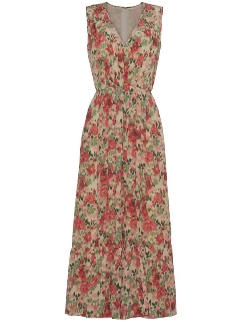 Adam Lippes Marina floral-print silk dress - Neutrals von Adam Lippes