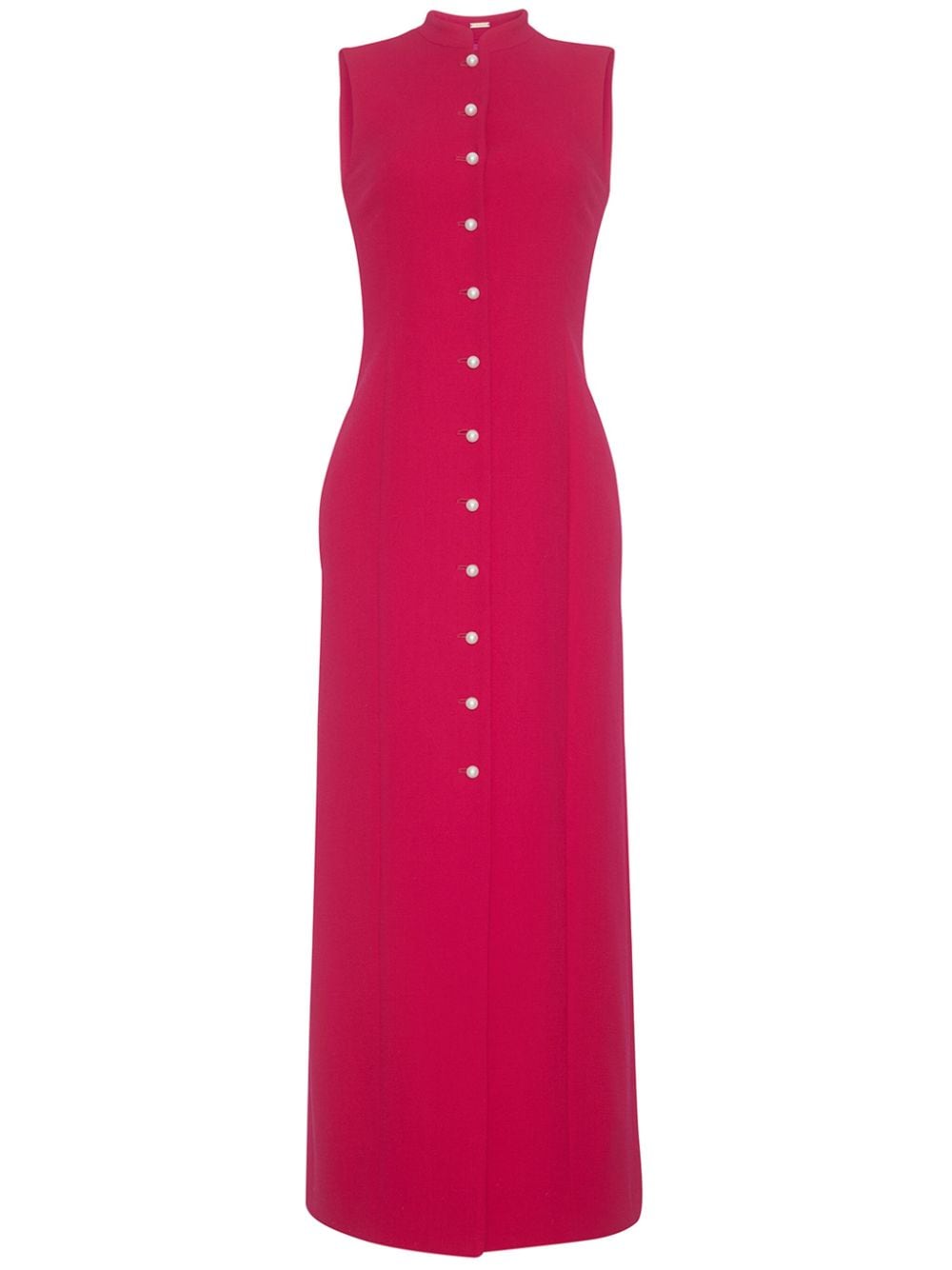 Adam Lippes Rory wool crepe dress - Red von Adam Lippes