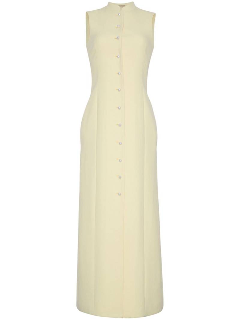 Adam Lippes Rory wool crepe dress - Yellow von Adam Lippes