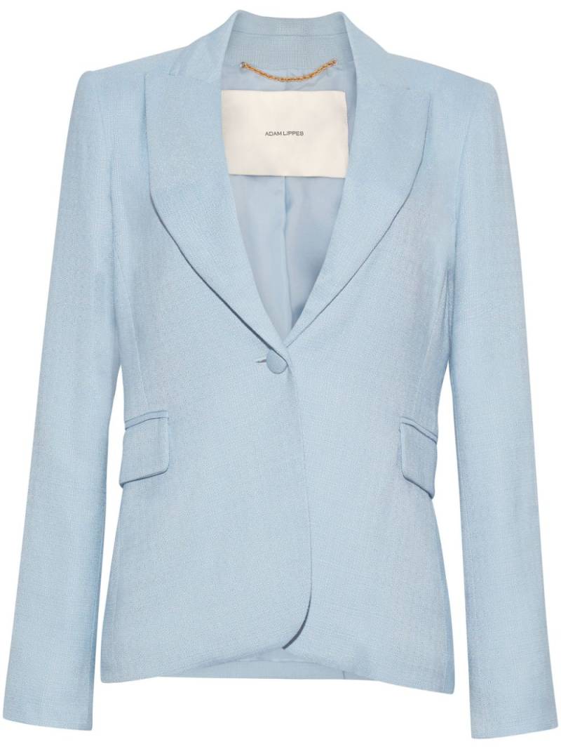 Adam Lippes single-breasted blazer - Blue von Adam Lippes