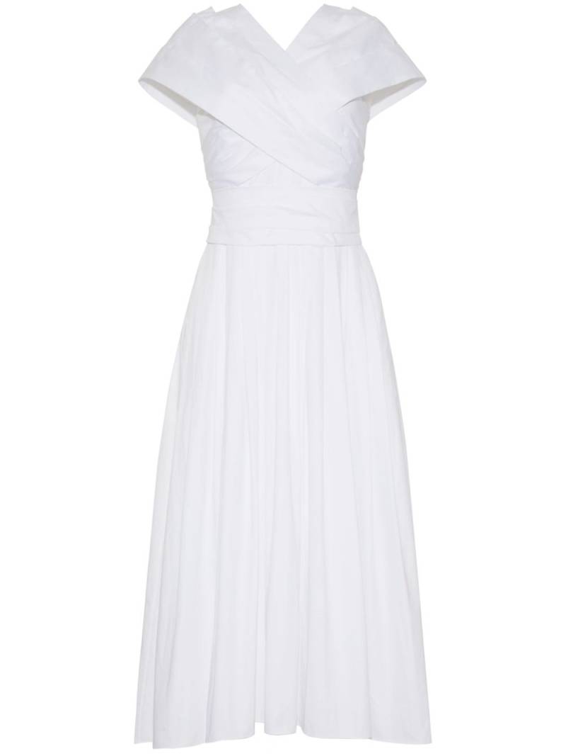 Adam Lippes Sibyl organic-cotton poplin dress - White von Adam Lippes