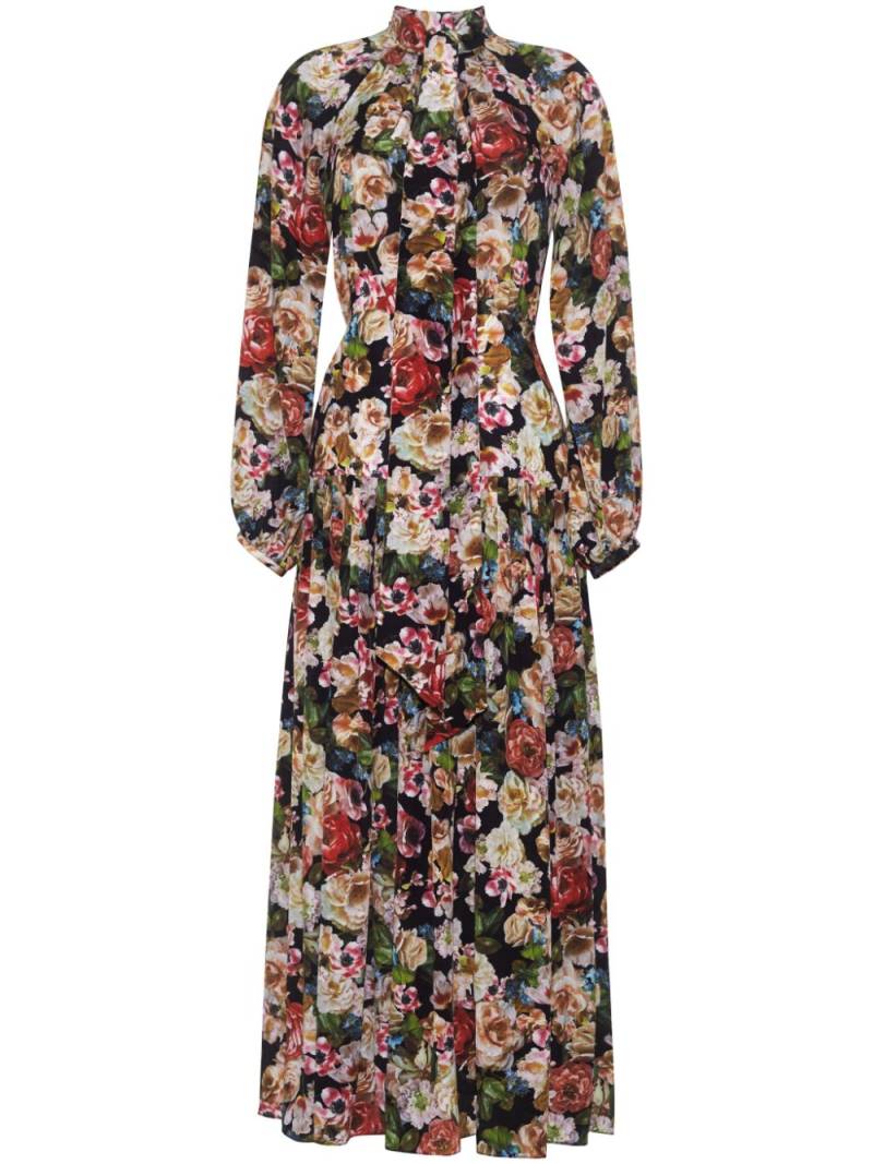 Adam Lippes Sigrid floral-print maxi dress - Red von Adam Lippes