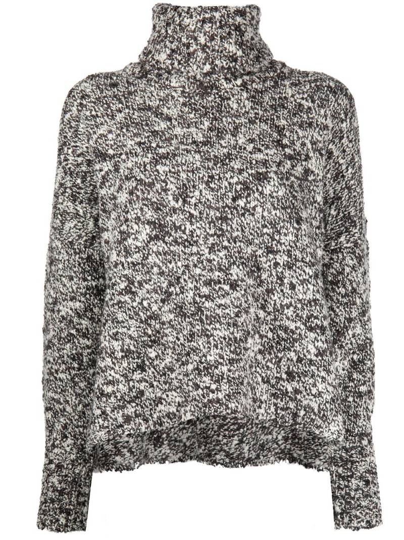 Adam Lippes bouclé wool turtleneck jumper - White von Adam Lippes