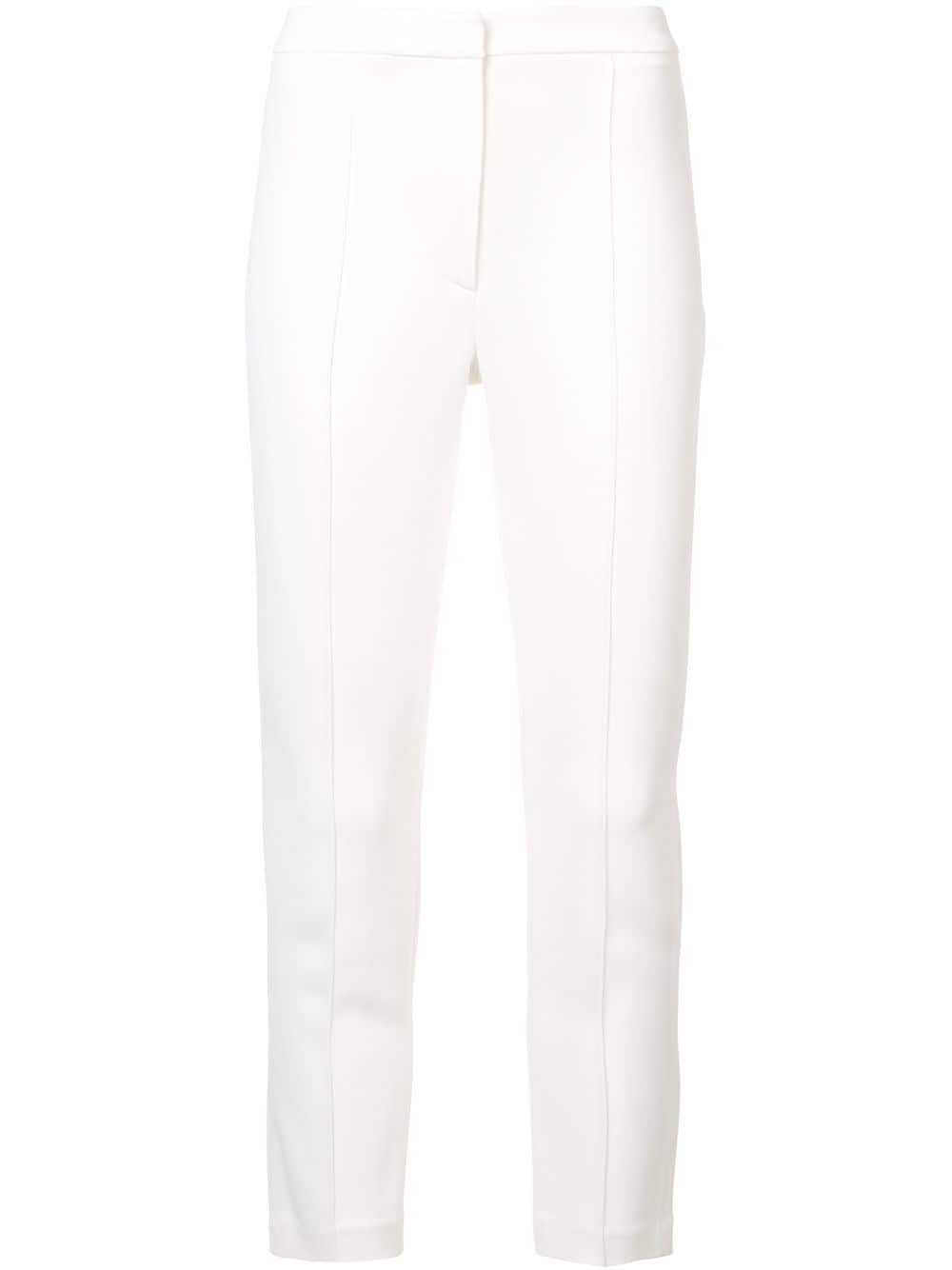 Adam Lippes cigarette skinny trousers - White von Adam Lippes