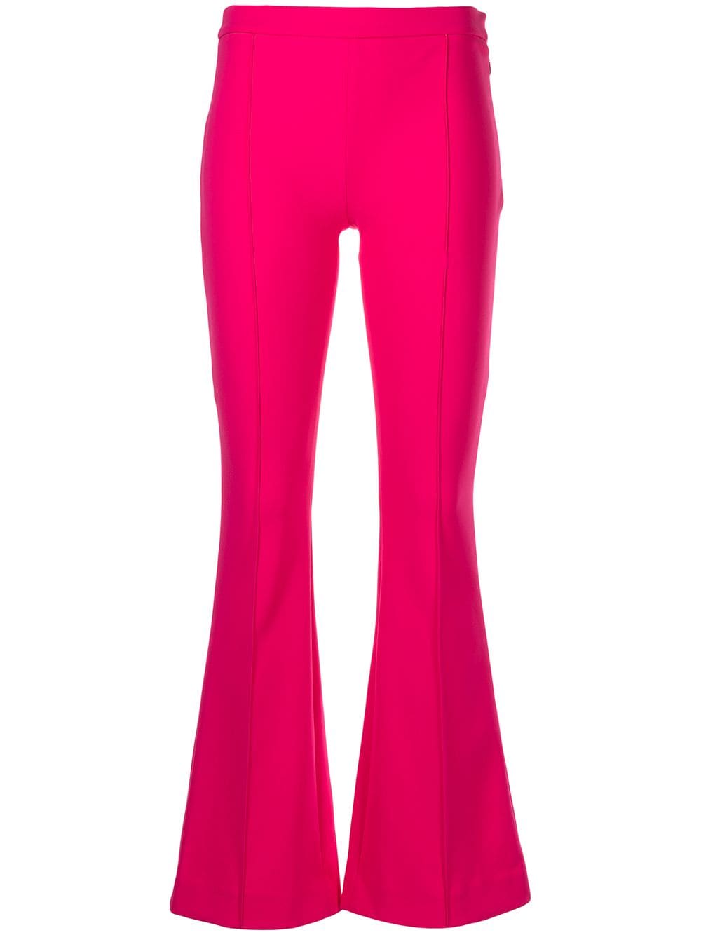 Adam Lippes flare-detail trousers - Pink von Adam Lippes