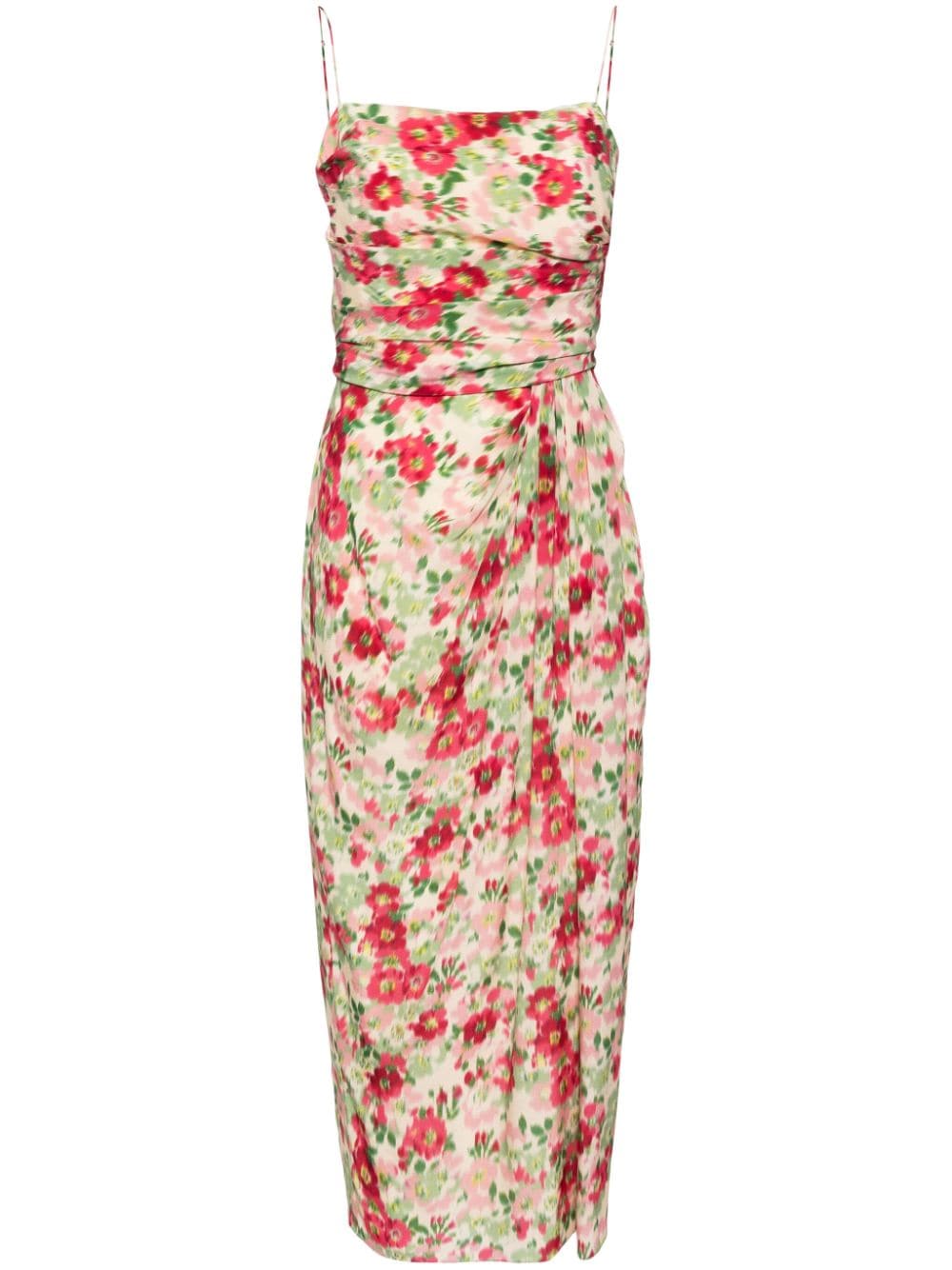 Adam Lippes floral-print silk maxi dress - Multicolour von Adam Lippes