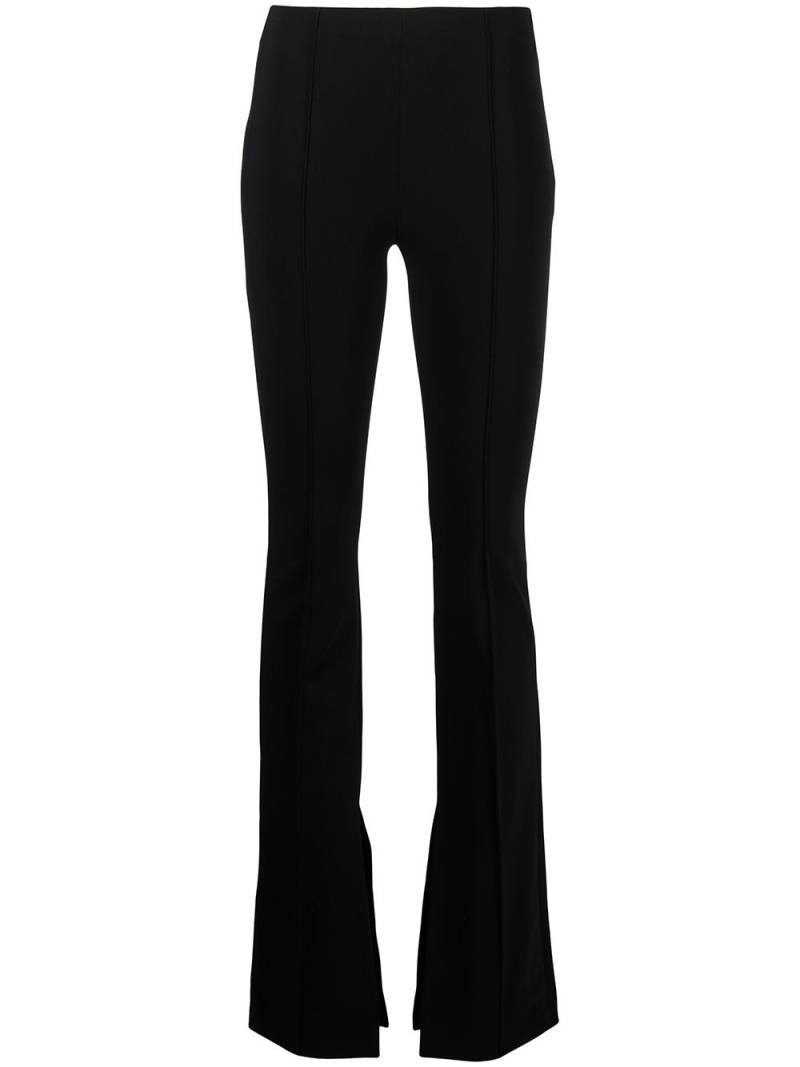 Adam Lippes high-waist flared trousers - Black von Adam Lippes