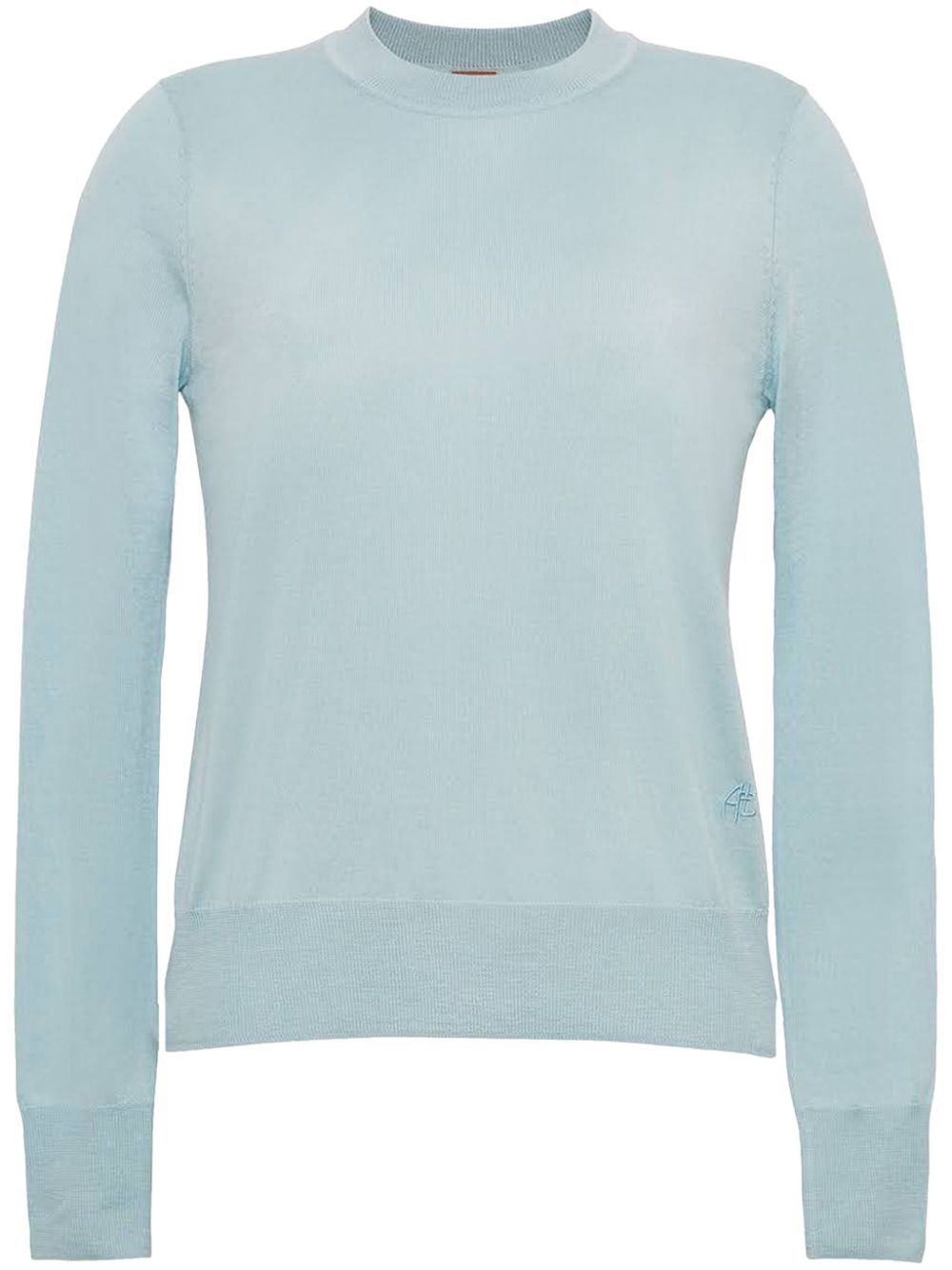 Adam Lippes logo-embroidered sweater - Blue von Adam Lippes