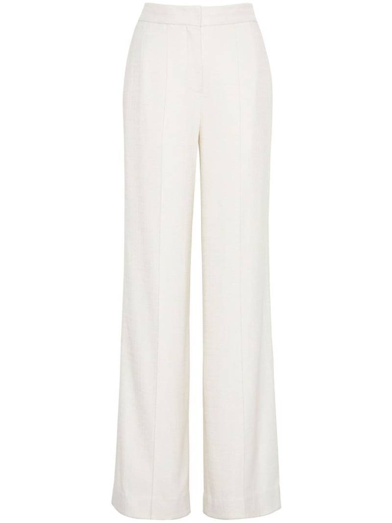 Adam Lippes long-length wide-leg trousers - Neutrals von Adam Lippes