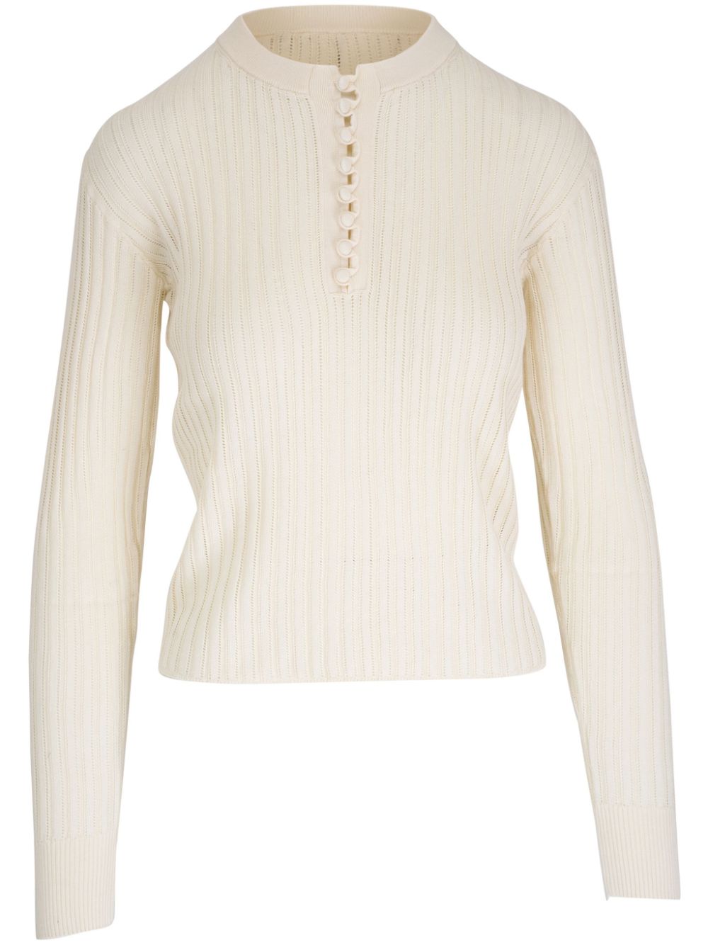 Adam Lippes ribbed-knit jumper - Neutrals von Adam Lippes