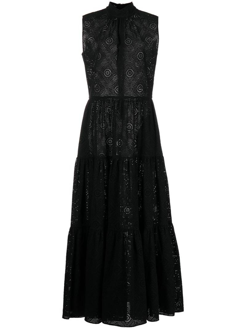 Adam Lippes sleeveless broderie-anglaise maxi dress - Black von Adam Lippes