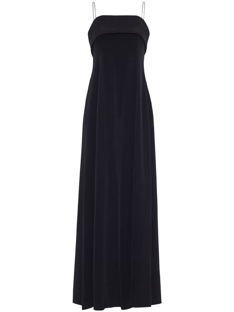 Adam Lippes wide-leg silk bandeau jumpsuit - Black von Adam Lippes