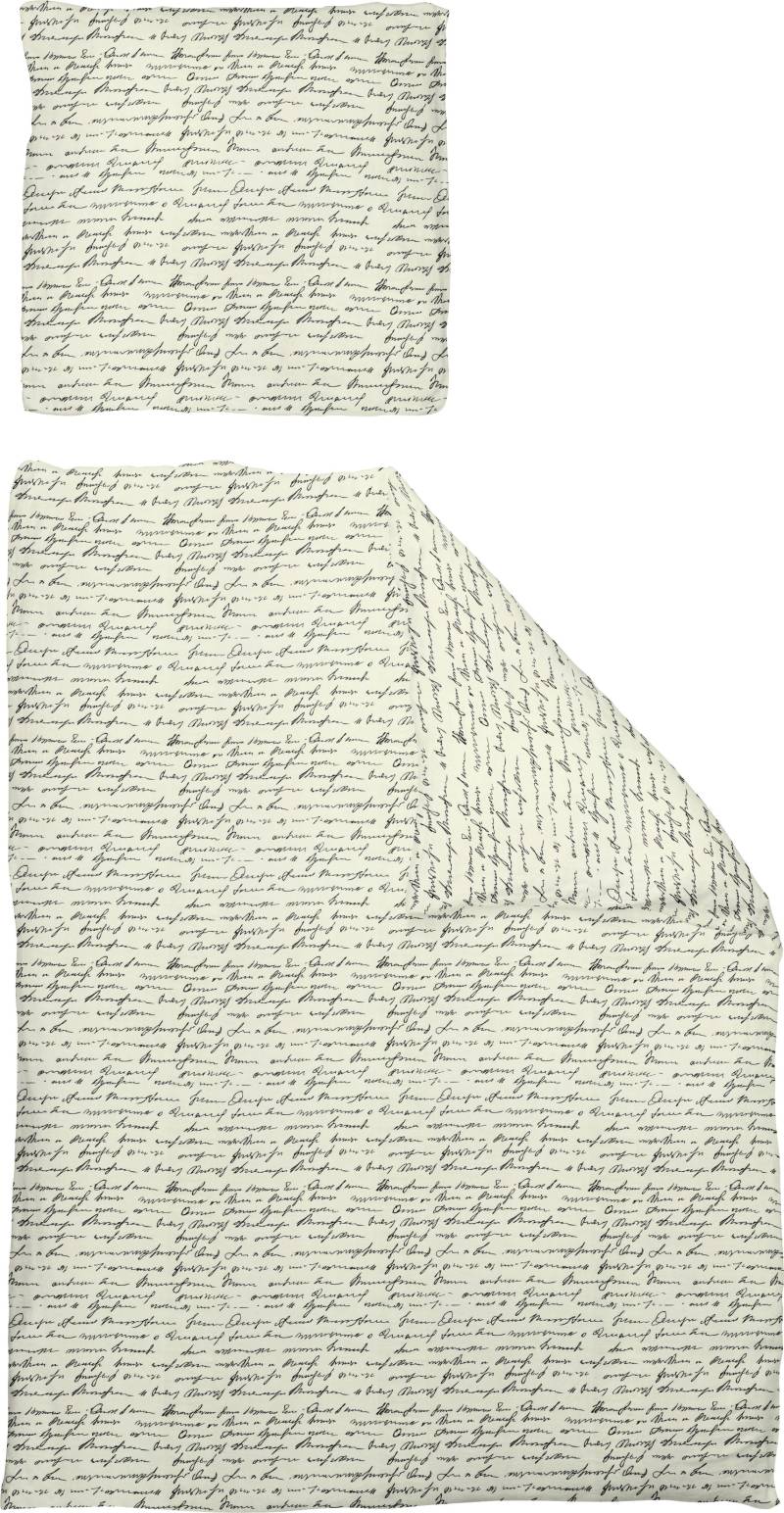 Adam Bettwäsche »Leinenbettwäsche Scribble«, (2 tlg.), nachhaltig aus Bio-Baumwolle von Adam