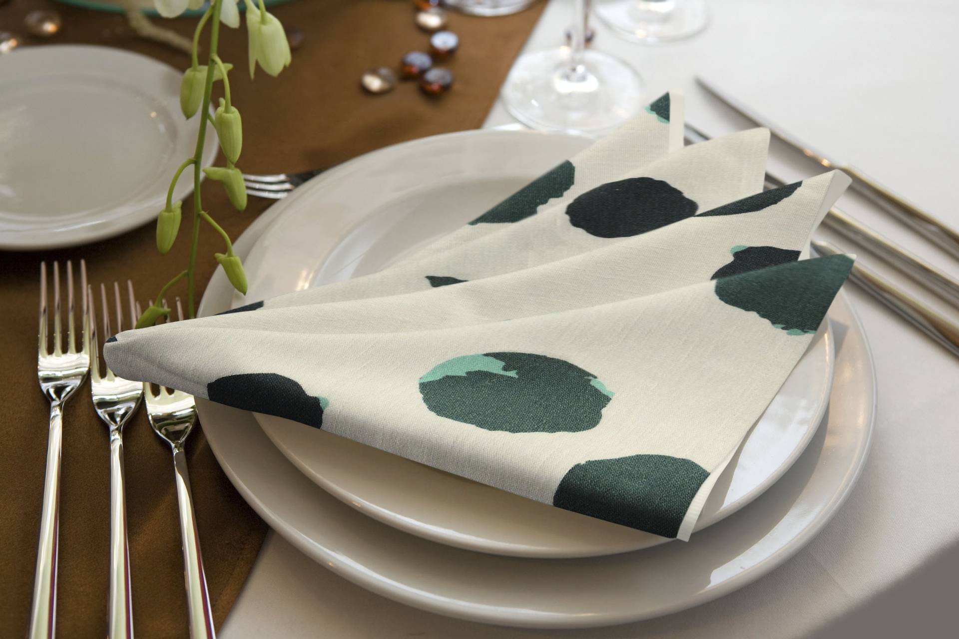 Adam Stoffserviette »Dots«, nachhaltig aus Bio-Baumwolle,Made in Germany Adam Stoffserviette »Dots«, nachhaltig aus Bio-Baumwolle,Made in Germany von Adam