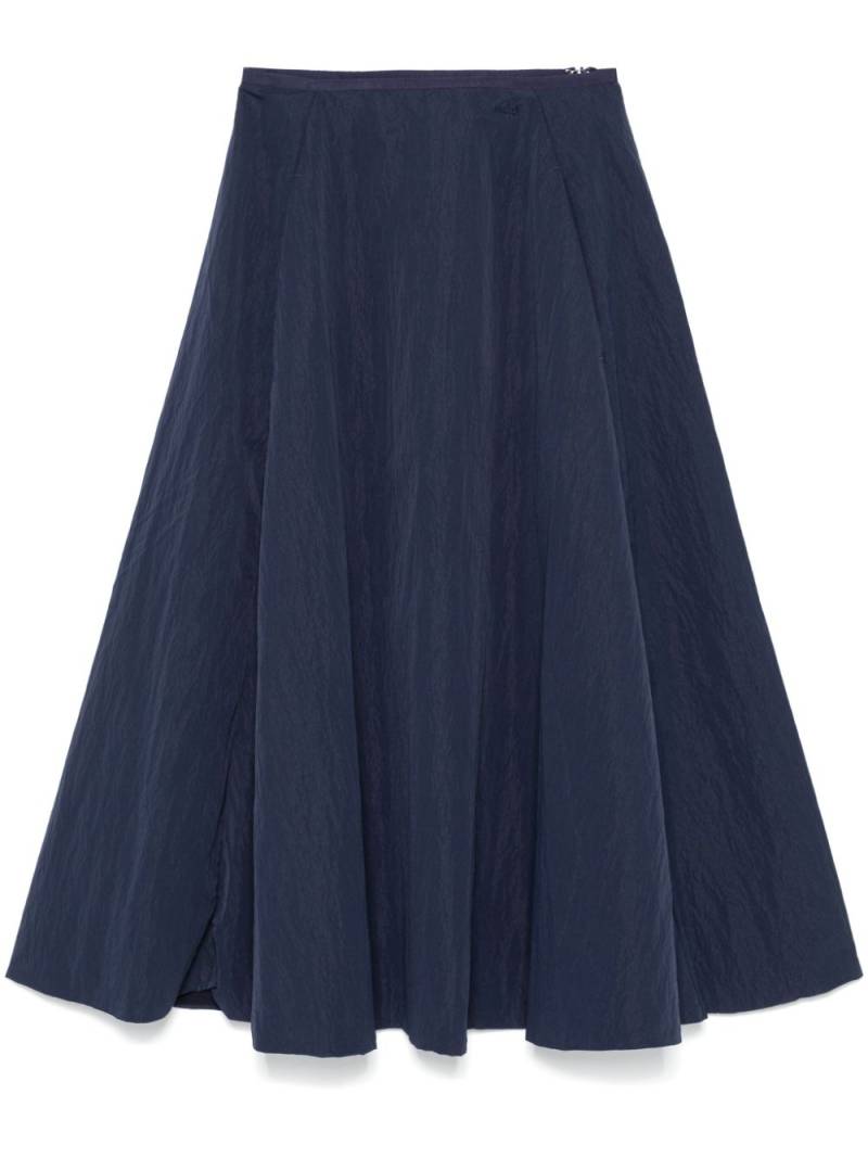 Add A-line midi skirt - Blue von Add