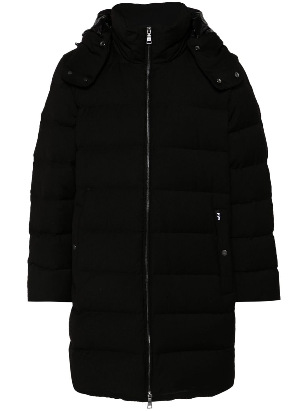 Add detachable-hood down coat - Black von Add