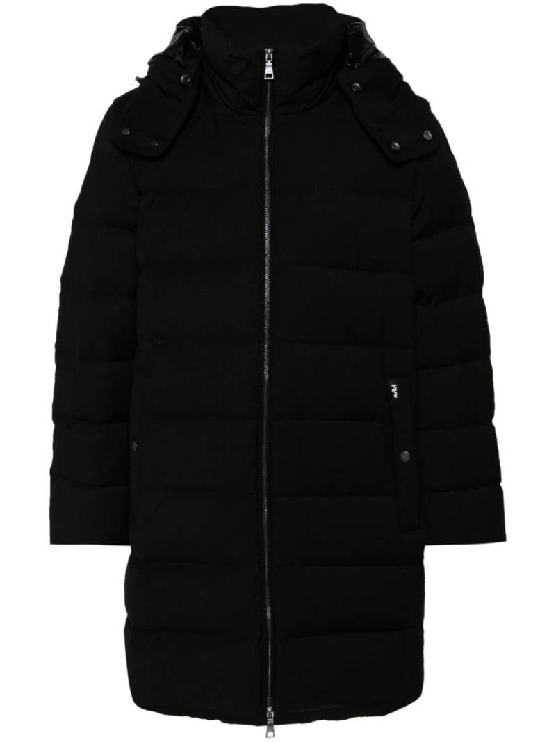 Add detachable-hood down coat - Black von Add