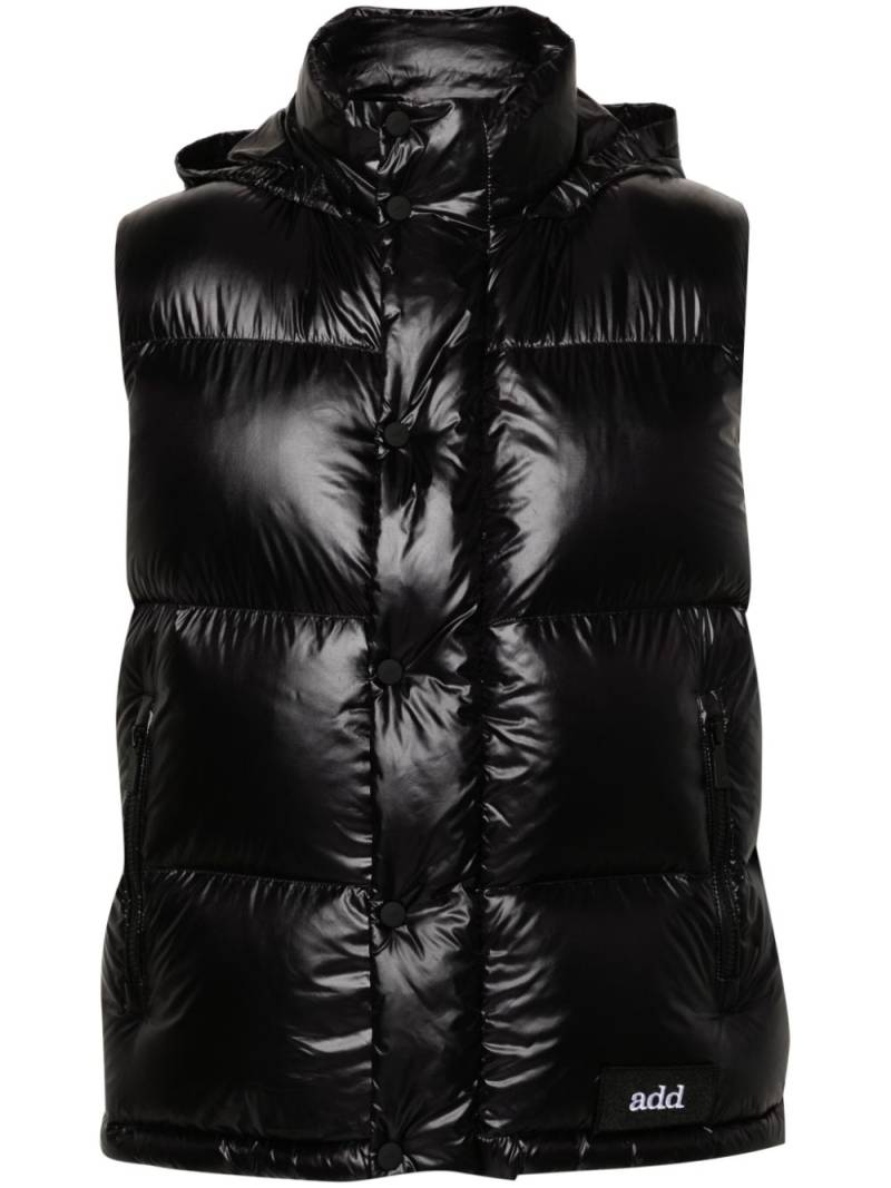 Add down gilet - Black von Add