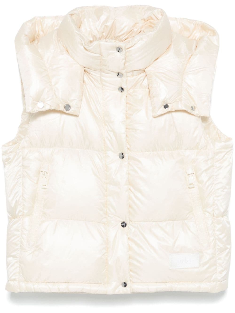 Add hooded puffer gilet - Neutrals von Add