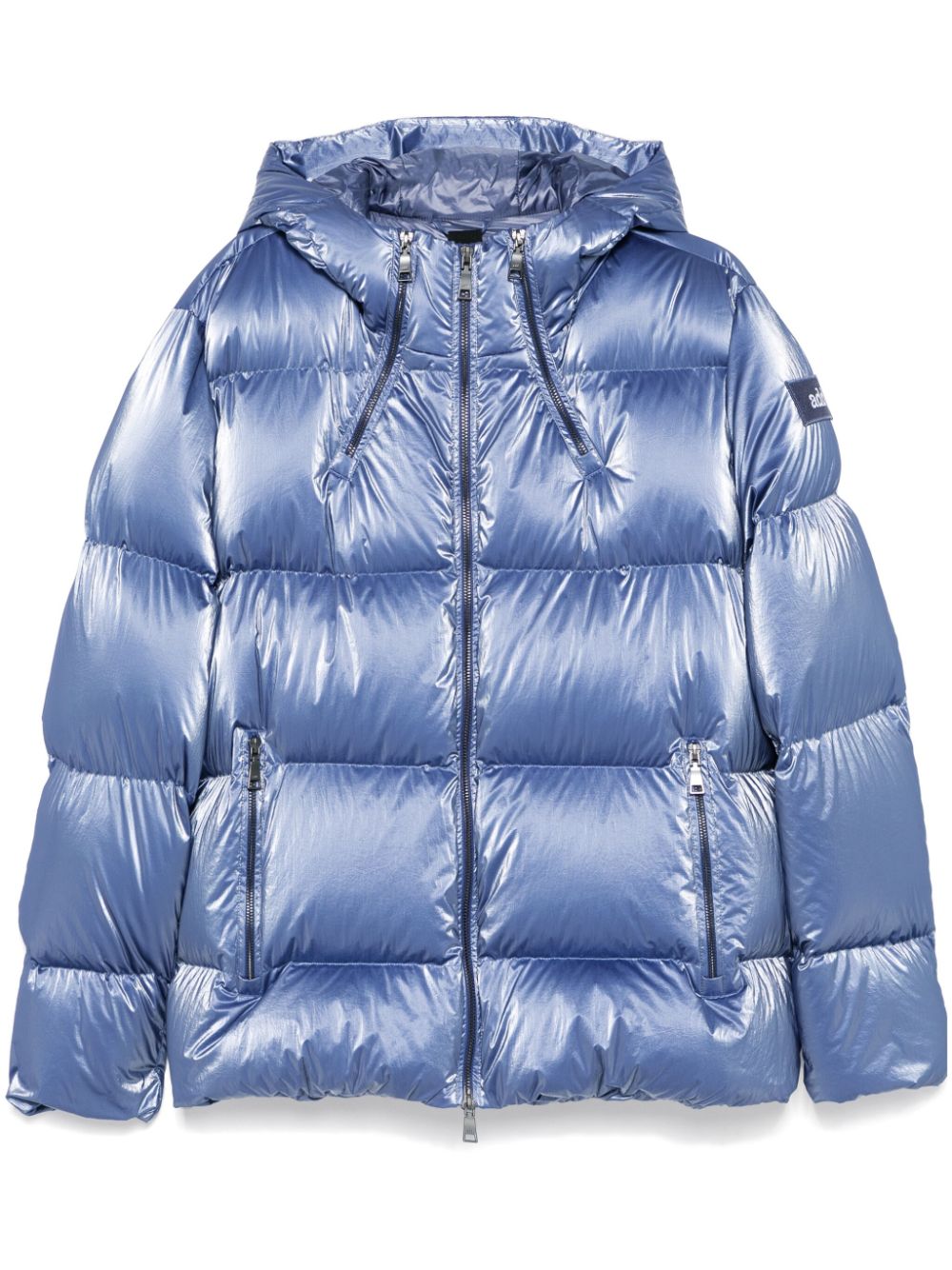 Add laminated puffer jacket - Blue von Add