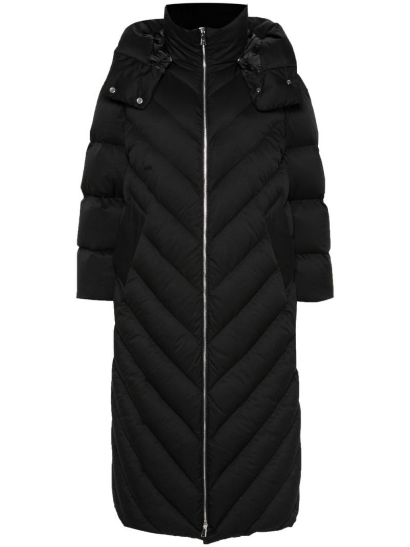 Add quilted puffer coat - Black von Add