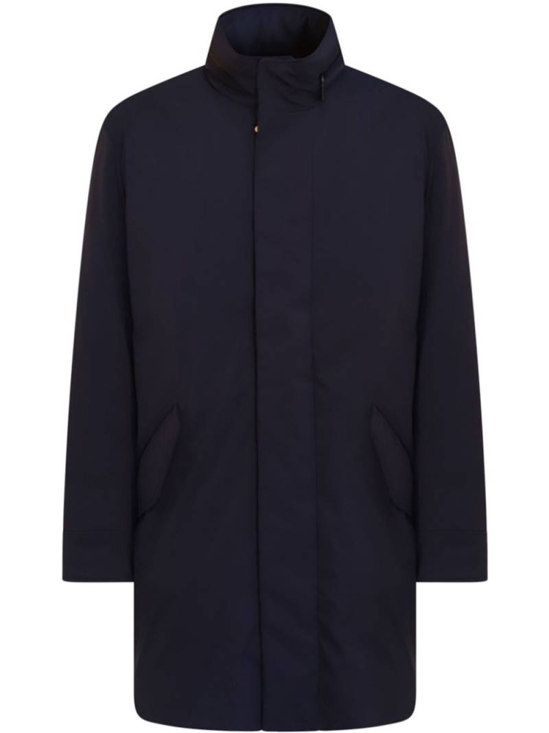 Add padded down raincoat - Blue von Add