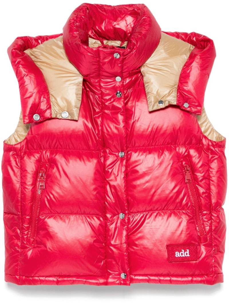 Add padded gilet - Red von Add