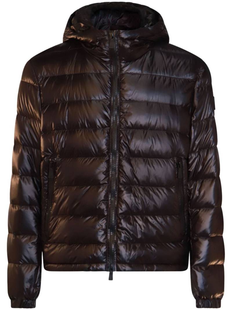 Add padded hooded jacket - Brown von Add