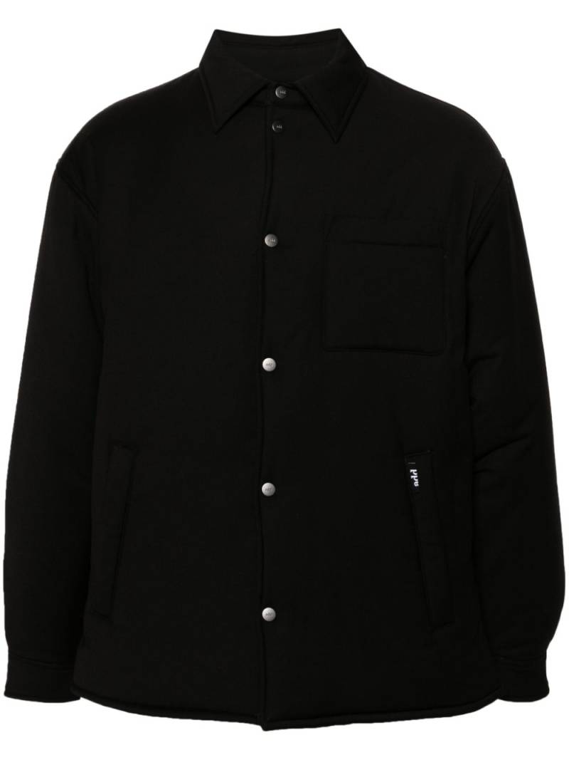 Add padded shirt jacket - Black von Add