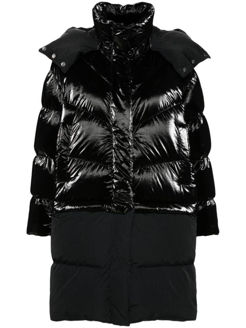 Add quilted puffer jacket - Black von Add