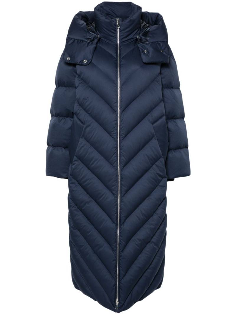 Add quilted puffer coat - Blue von Add