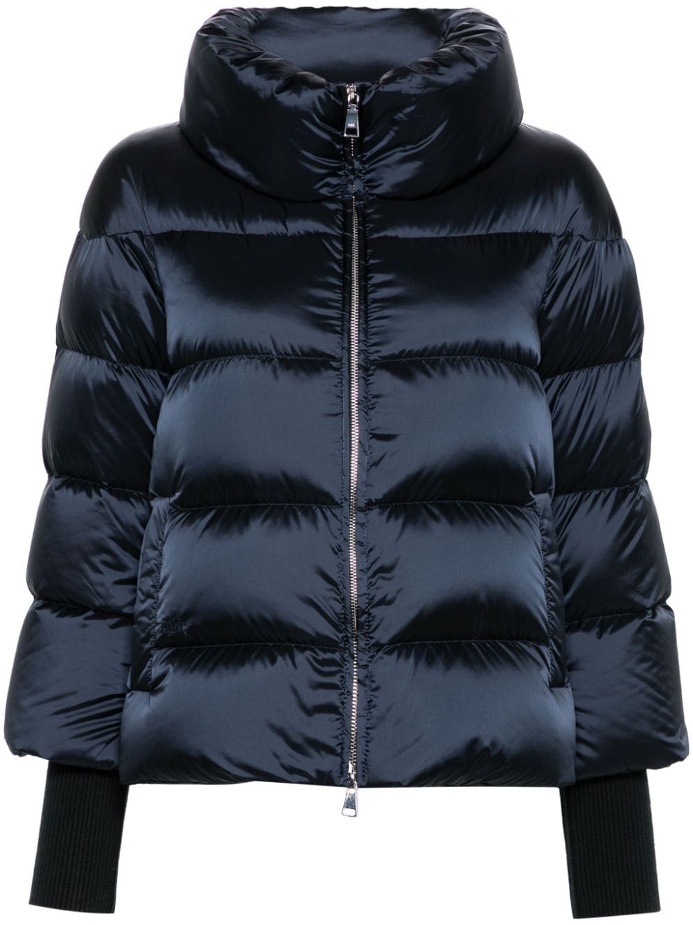 Add quilted puffer jacket - Blue von Add