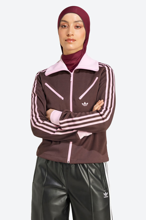 Adidas Originals 70S Montreal Trainingsjacke | Shadow Brown | Damen  | M von Adidas Originals