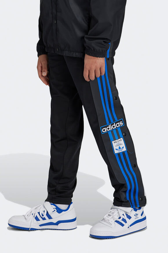 Adidas Originals Adibreak Trainingshose | Black + Blue | Jungen  | 152 von Adidas Originals