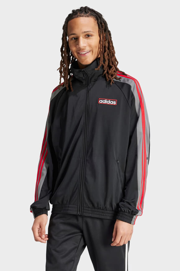 Adidas Originals Adibreak Trainingsjacke | Black + Grey Four + Better Scarlet | Herren  | M von Adidas Originals