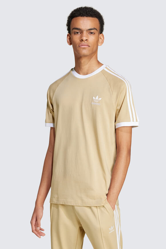 Adidas Originals Adicolor Classics 3-Stripes T-Shirt | Magic Beige | Herren  | L von Adidas Originals